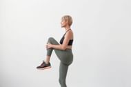 Standing Quad Stretch. (Image via Freepik)